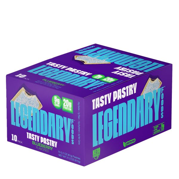 Legendary Foods Tasty Pastry Blueberry 10ct