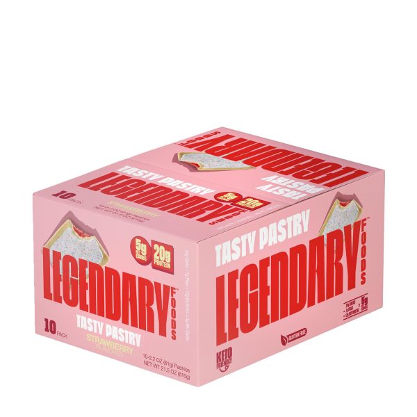 Legendary Foods Tasty Pastry Strawberry 10ct