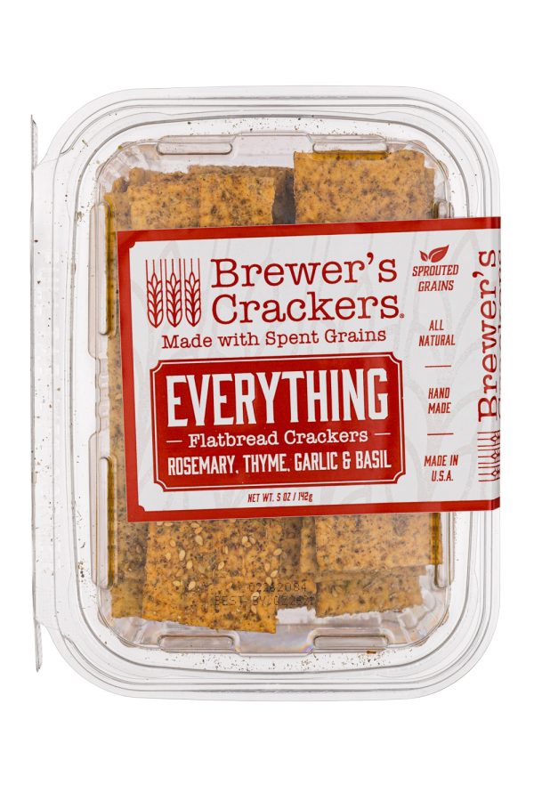 Brewers Everything Flatbread Crackers 5oz 12ct