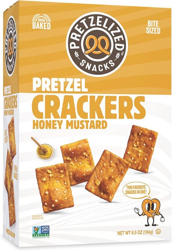 Pretzelized Pretzel Crackers Honey Mustard 6.5oz 12ct