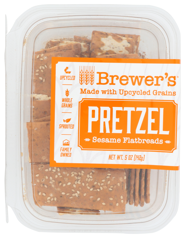 Brewers Sesame Pretzel Flatbread Crackers 5oz 12ct