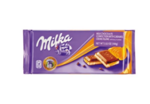 Milka Milk Chocolate Caramel Bar 3.5oz 23ct