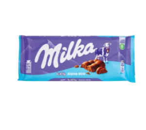 Milka Bubbly Alpine Milk Chocolate Bar 3.25oz 14ct