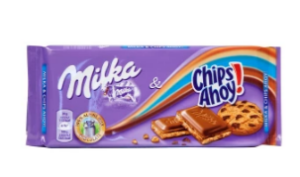 Milka Chips Ahoy Milk Chocolate Bar 3.5oz 22ct