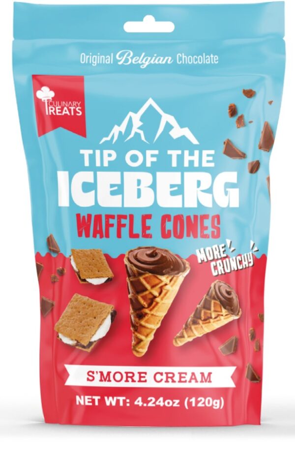 Tip of the Ice Berg Waffle Cones S'mores 4.24oz 12ct