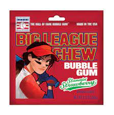 Big League Chew Girl Strawberry 12ct