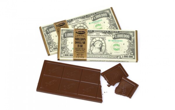 Bartons Million Dollar Chocolate Bar 12ct