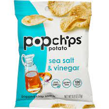 Pop Chips Salt & Vinegar 0.8oz 24ct