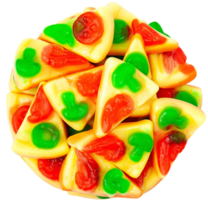Vidal Gummi Pizza Slices 2.2lb Bag Bulk