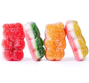 Vidal Gummi Sour Triple Bears 4.4lb Bag Bulk