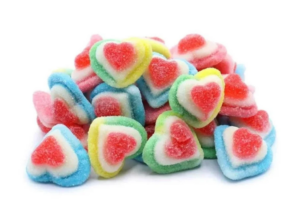 Vidal Gummi Triple Hearts 4.4lb Bag Bulk