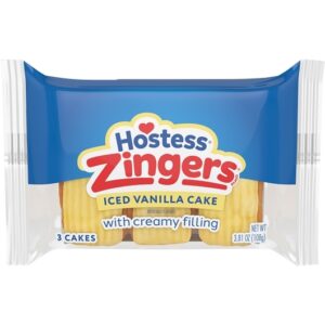 Hostess Iced Vanilla Zingers 6ct