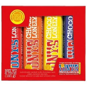 Tony's Chocolonely 4 Bar Variety Pack 1.69oz 8ct