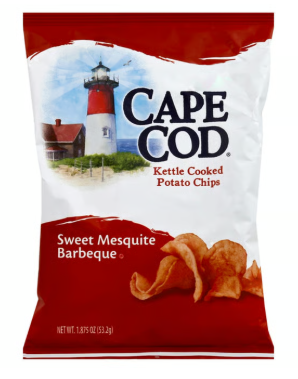 Cape Cod Mesquite BBQ Kettle Chips 1.87oz 56ct