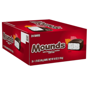 Mounds Coconut & Dark Chocolate Candy Bars 1.75oz 24ct