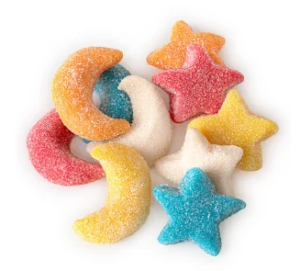 Clever Candy Gummy Sour Stars & Moons 6.6lb Bulk Bag