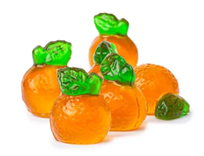Clever Candy 3D Gummy Filled Oranges 2.2lb Bulk Bag