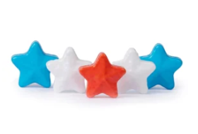 Clever Candy Patriotic Stars Hard Candy 5lb Bulk Bag