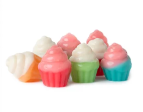 Clever Candy 3D Gummy Cupcakes 2.2lb Bulk