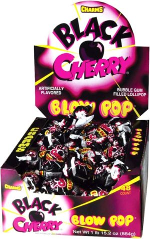 Charms Black Cherry Blow Pop 48ct