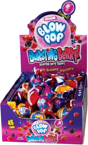 Charms Bursting Berry Blow Pop 48ct