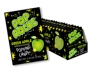 Pop Rocks Green Apple 0.33oz 24ct – Empire Snack Distributors