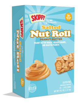 Pearsons Salted Nut Roll Skippy Peanut Butter 1.8oz 24ct