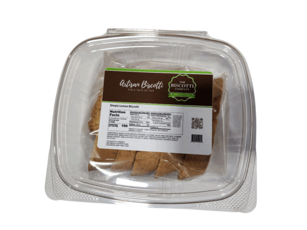 Biscotti Company Simply Lemon Biscotti 7.15oz 12ct