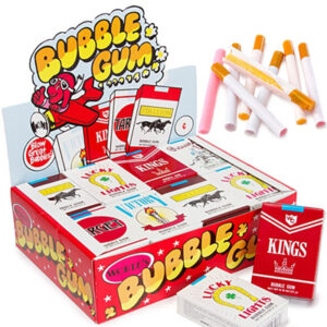 world confections bubble gum cigarettes Candy World's Nostalgic Candy 24 Pieces Box Keep a couple packs around to take the edge off World's Bubble Gum Cigarettes 24ct