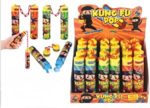 Fun Frenzy Kung Fu Nunchuk Lollipop 12ct