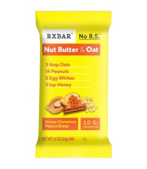 RXBAR Nut Butter & Oat Honey Cinnamon Peanut Butter Protein Bar 12ct