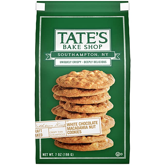 Tate's Bake Shop White Chocolate Macadamia Nut Cookies 7oz 6ct