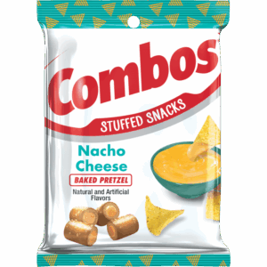 Combos Nacho Cheese Pretzel 6.3oz Peg Bag 12ct