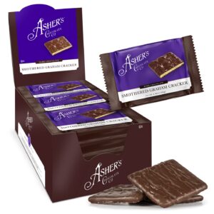 Asher’s Dark Chocolate Covered Grahams 18ct
