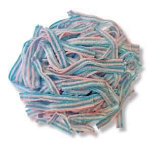 Dorval Sour Power Belts Cotton Candy Unwrapped 6.6lb Bag Bulk