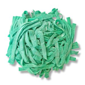 Dorval Sour Power Belts Green Apple Unwrapped 6.6lb Bulk Bag