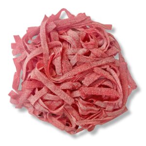 Dorval Sour Power Belts Wild Cherry Unwrapped 6.6lb Bag Bulk
