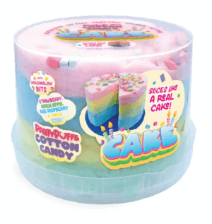 Party Puffs Cotton Candy Cake 4oz Tub