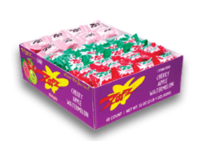 Zotz Fizz Power Candy 4pc Strings Assorted Flavors Cherry - Watermelon - Apple 48ct