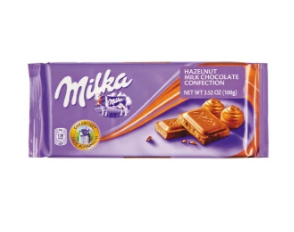 Milka Noisette Hazelnut Milk Chocolate Bar 3.5oz 25ct
