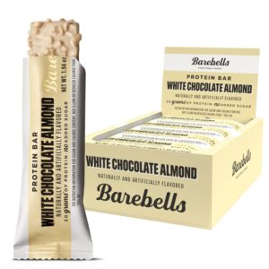 Barebells White Chocolate Almond Protein Bar 1.94oz 12ct