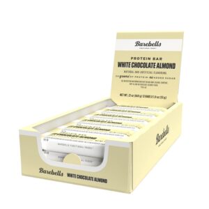 Barebells White Chocolate Almond Protein Bar 1.94oz 12ct