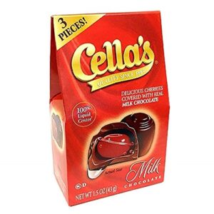 Cella's Milk Chocolate Cherries Mini Gift Box 1.5oz 24ct