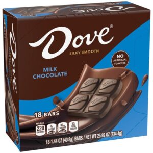 Dove Milk Chocolate Bars 1.44oz 18ct