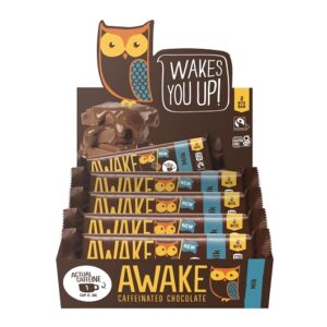 Awake Caffeinated Milk Chocolate Bar 1.2oz 20ct