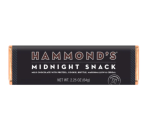 Hammond's Midnight Snack Mixed Chocolate Bar 2.25oz 12ct