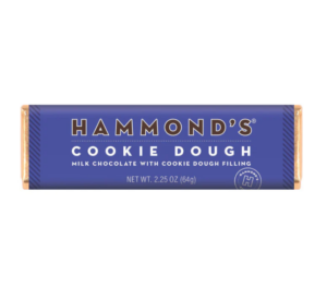 Hammond's Cookie Dough Milk Chocolate Bar 2.25oz 12ct