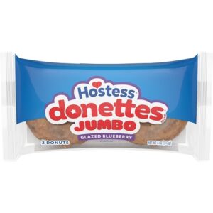Hostess Jumbo Glazed Blueberry Donuts 6ct
