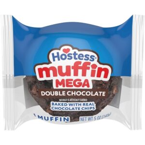 Hostess Double Chocolate Mega Muffin 5oz 3ct