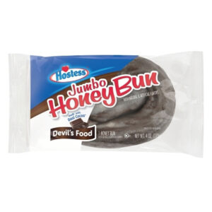 Hostess Jumbo Devil's Food Honey Bun 6ct